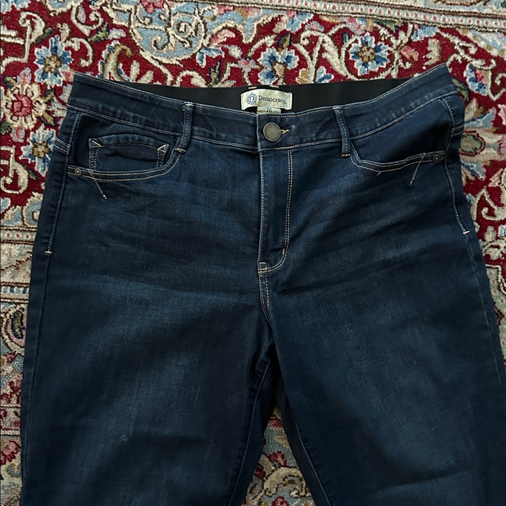 Democracy Jeans stretch waist size 16 - Picture 2 of 6